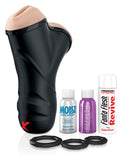 PDX Elite Double Penetration Vibrating Stroker