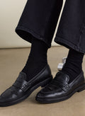 Poppy Organic Cotton Socks - Black Baukjen