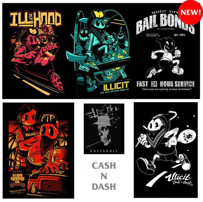 Poster set - Cash N Dash