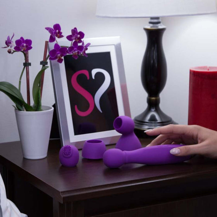 Premium Health And Wellness USB Rechargeable 3 Piece Clitoral Massager Kit