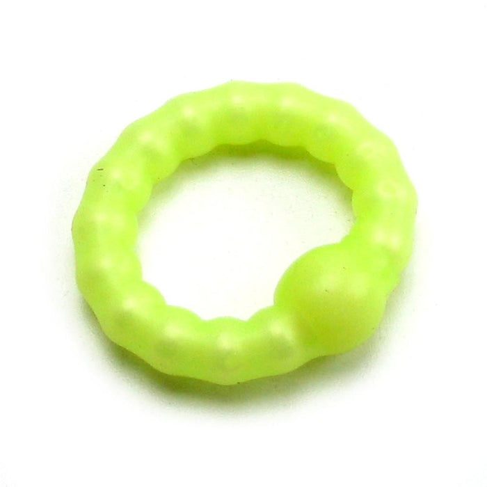 Prolong Beaded Cock Ring (Glow in the Dark!) by  California Exotics -  - 2