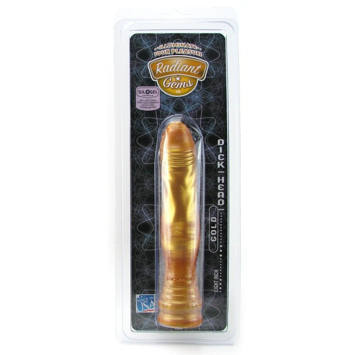 Radiant Gems 7.5 Inch Gold Dildo by  Doc Johnson -  - 5