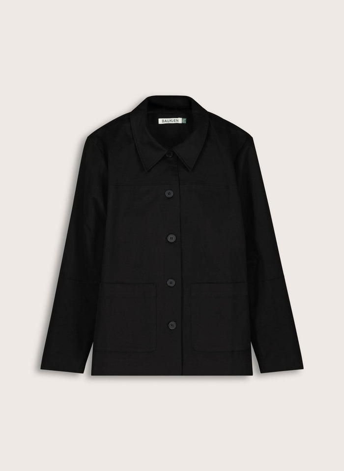 Raphaelle Organic Cotton Jacket - Caviar Black Baukjen