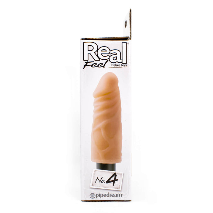 Real Feel No.4 Vibrating 6 Inch Realistic Dildo