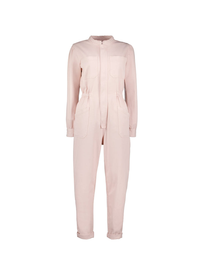 Sally Organic Jumpsuit - Powder Pink Baukjen