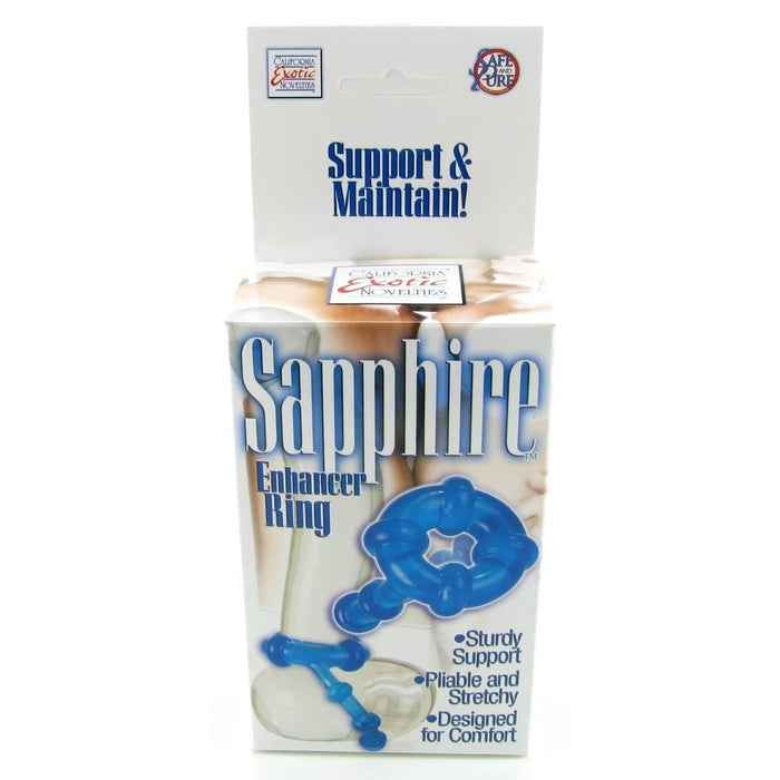Sapphire Enhancer Cock Ring by  California Exotics -  - 6