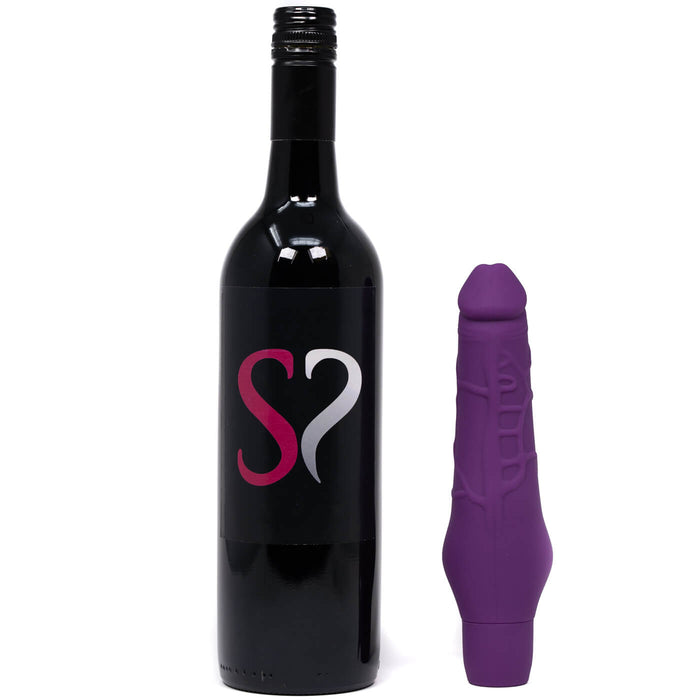 Simpli Pleasure Realistic 8 Inch Powerful Vibrating Silicone Dildo