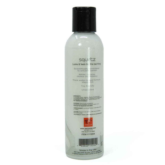 Squirtz Cum Lube Water-based Unscented 6.3 Fl Oz Lubricant