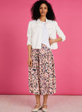 Stefania Skirt with LENZING™ ECOVERO™ - Pink Blur Baukjen