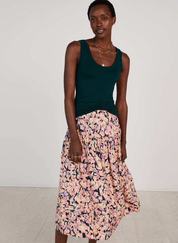 Stefania Skirt with LENZING™ ECOVERO™ - Pink Blur Baukjen