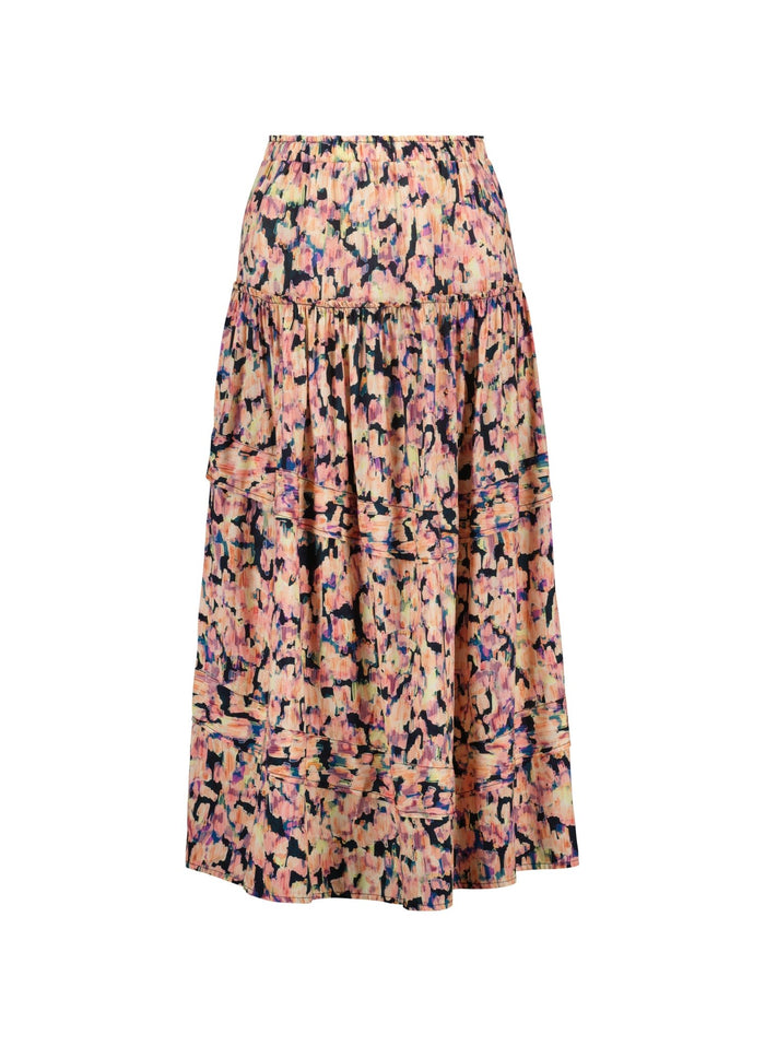 Stefania Skirt with LENZING™ ECOVERO™ - Pink Blur Baukjen