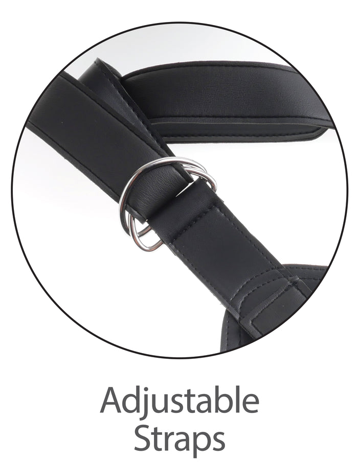 Strap-On Harness w/ 7" Two Cocks One Hole