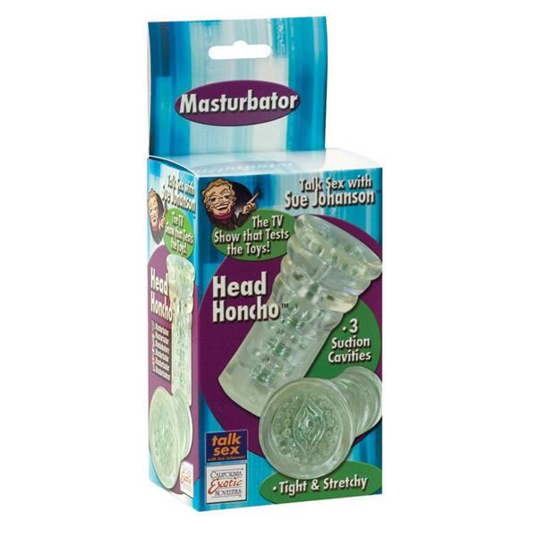 Sue Johanson Head Honcho Stretchy Masturbator by  California Exotics -  - 2