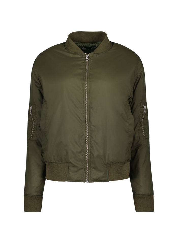 Tegan Bomber Jacket - Khaki Baukjen