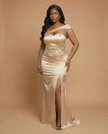 The Gardenia Dress (Champagne-Gold) Ready to Ship