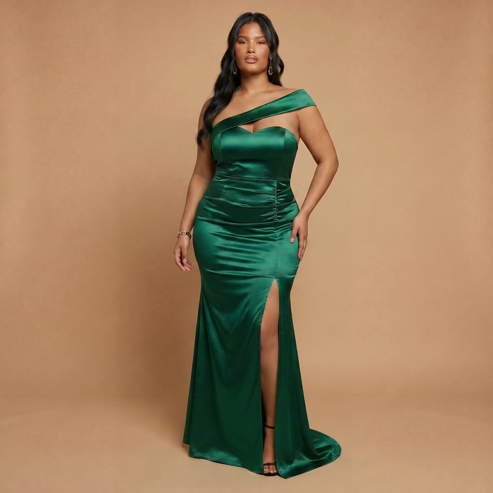 The Gardenia Dress (Emerald) Ready to Ship