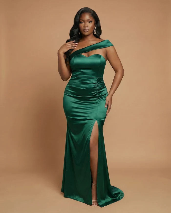 The Gardenia Dress (Emerald) Ready to Ship