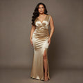 The Giselle Dress Champagne-Gold (Ready to Ship)