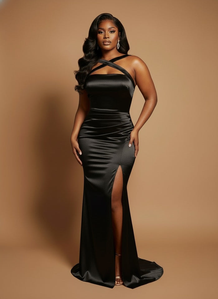 The Ivy Dress Black (Ready to Ship)