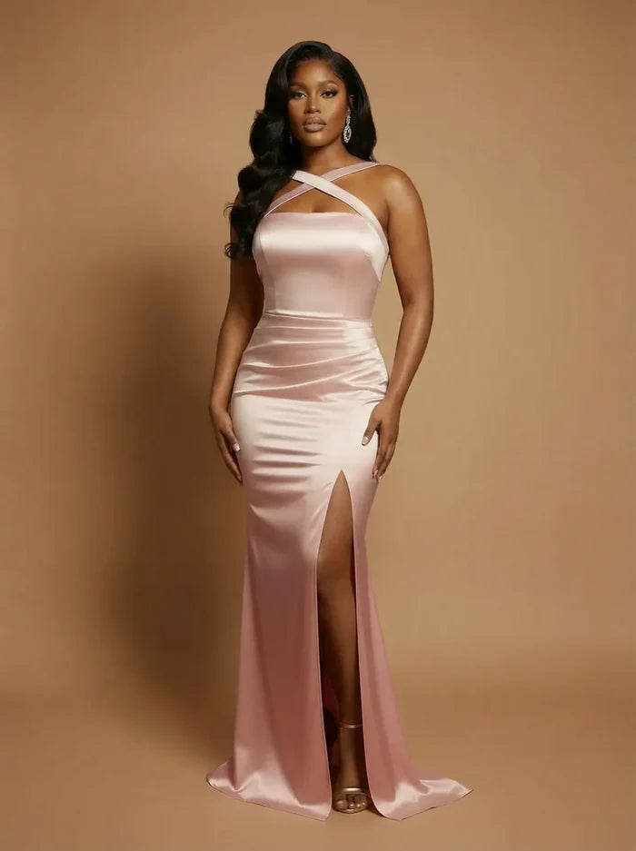 Dress Product Images: Chocolate, Champagne, Pink, SIenna Try on
