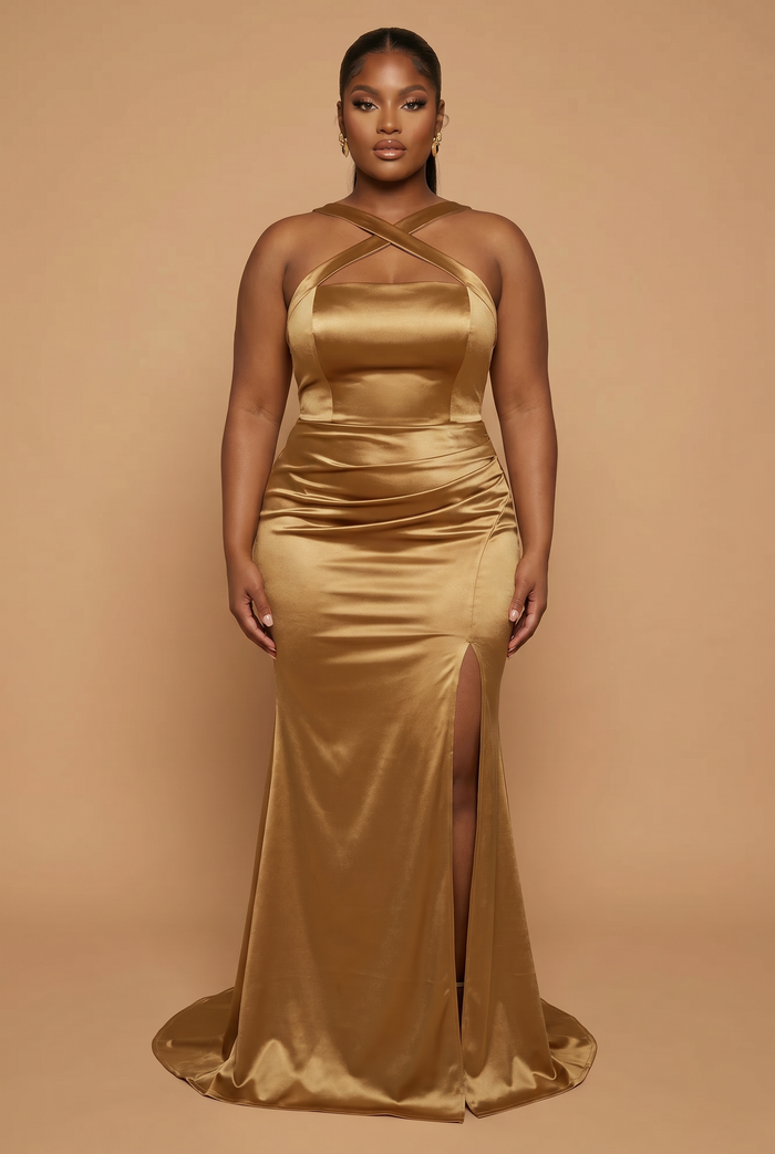 The Ivy Dress Bronze (November Delivery)