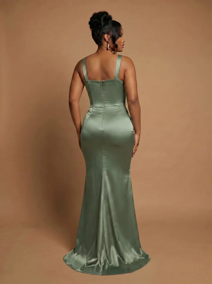 The Ivy Dress Sage (Ready to Ship)