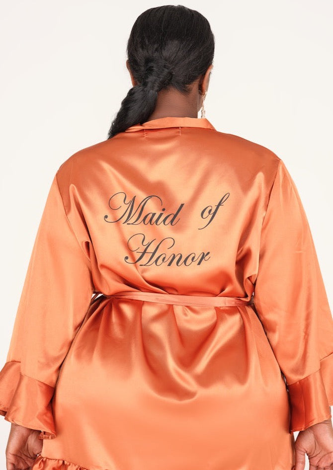 The Ruffle Bridal Party Robe (Sienna)