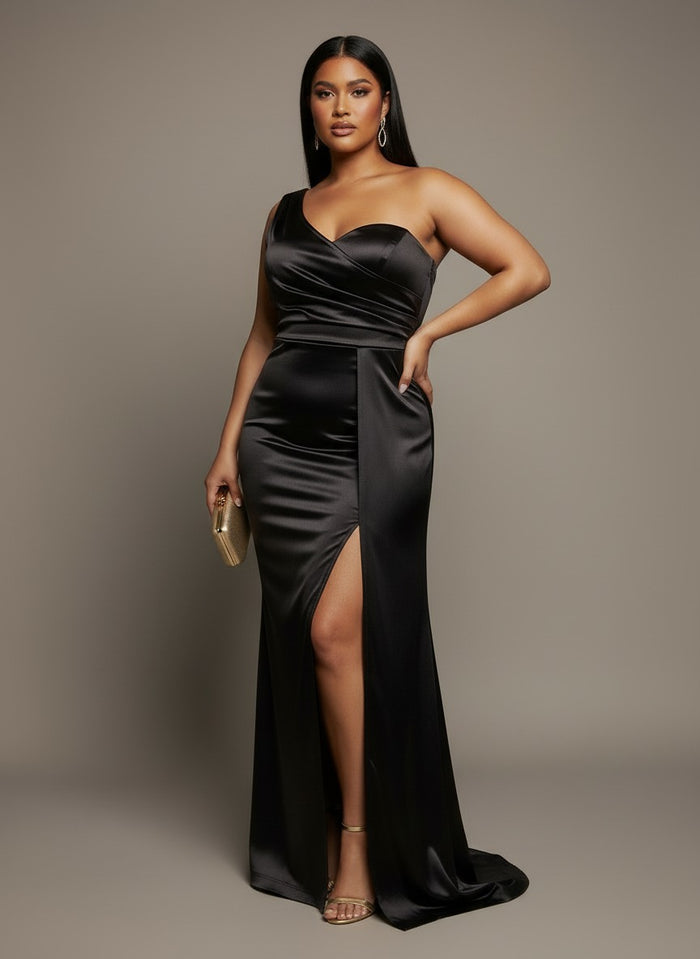 The Sasha Gown Black (Ready to Ship)