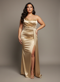 The Sasha Gown Champagne-Gold (Ready to Ship)