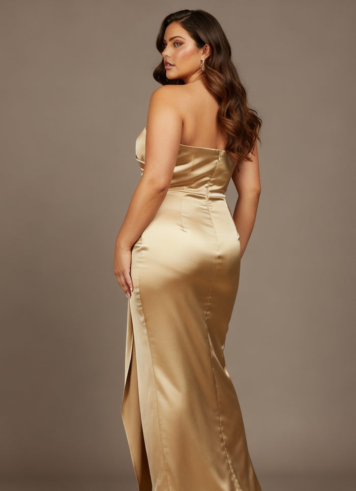 The Sasha Gown Champagne-Gold (Ready to Ship)