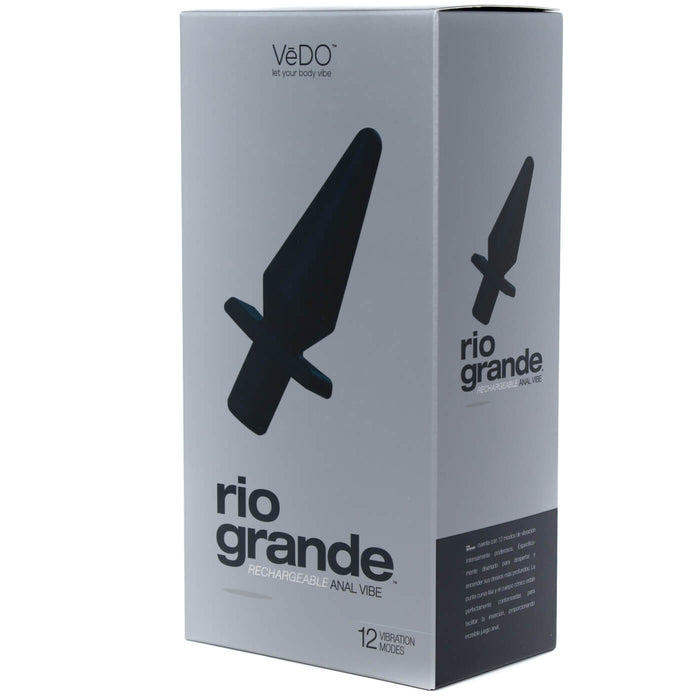 VeDO Rio GRANDE Ultra Quiet 12 Mode Large Powerful USB Anal Vibe