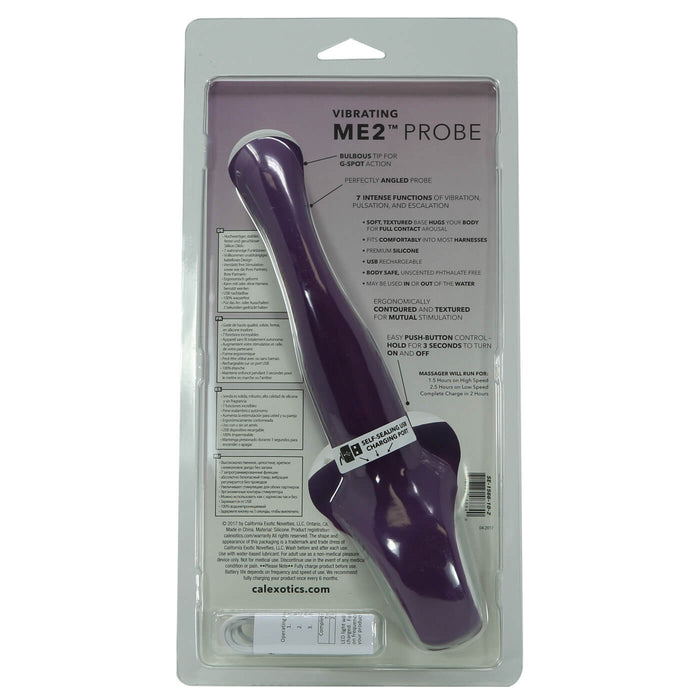 Vibrating Me2 Probe 7 Functions USB Rechargeable Waterproof Vibrating Strap On