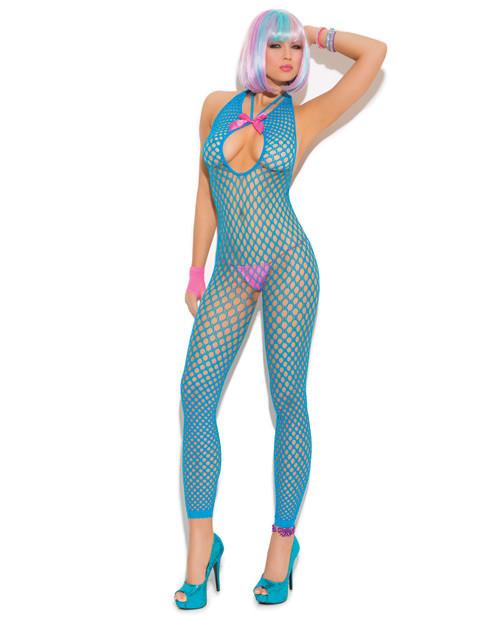 Vivace Bodystocking Neon Blue O/S by  ELM -