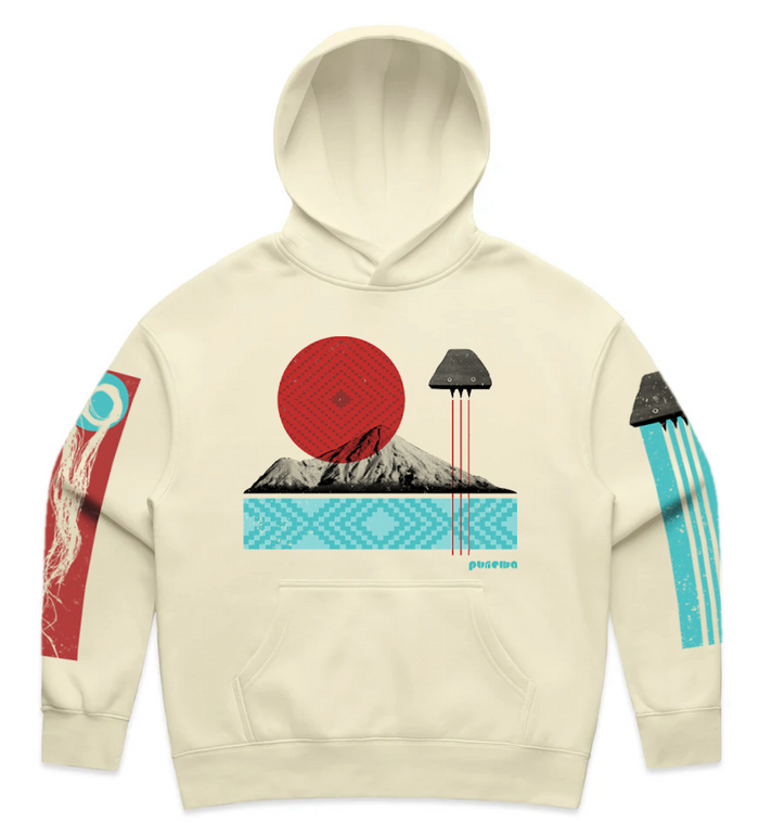 Whutu Muka - Buta Womens Pullover Hood