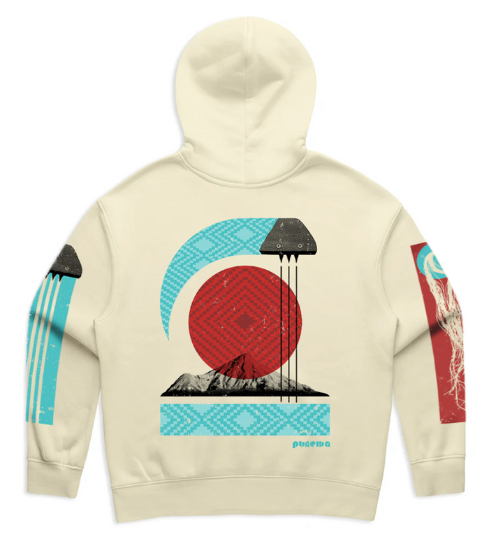 Whutu Muka - Buta Womens Pullover Hood