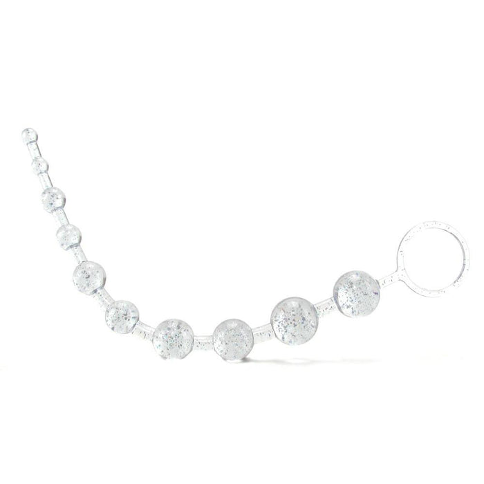 X-10 Extreme Pure Gold Anal Beads in Platinum by  California Exotics -  - 1