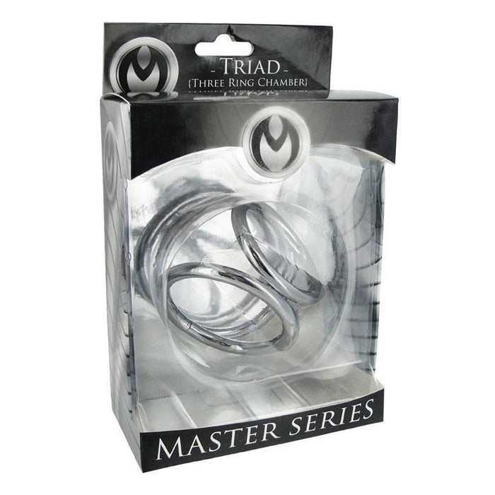 XR Triad Medium Triple Cock Ring Set by  XR Brands -  - 7