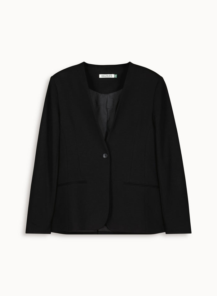Yolanda Ponte Tailored Blazer - Caviar Black Baukjen