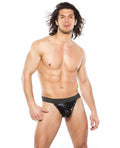 Zeus Mens Wetlook Thong by  AL -
